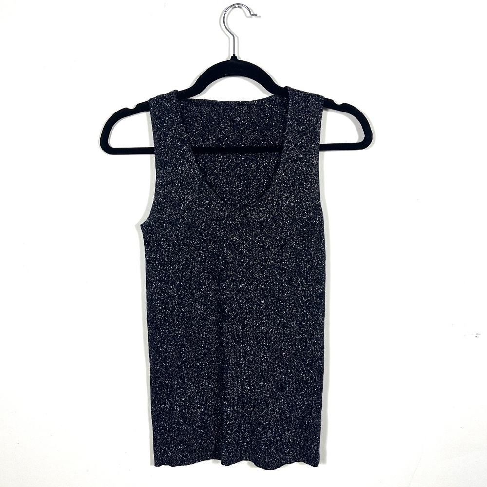 Vintage sweater tank with sparkles SZ S